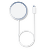 ievonline white magnetic phone charger with circular pad and USB-C connector cable