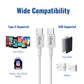 IEVO 30W USB-C charging cable with wide compatibility for smartphones smartwatches power banks and adapters