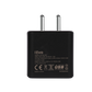 IEVO dual USB-C fast charger black compact wall adapter with two USB-C ports