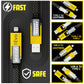 IEVO fast charging cable 4 in 1 with Type C to Lightning, Type C to Type C, USB A to Lightning, and USB A to Type C connectors